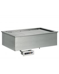 Afinox Soul Blown Air Refrigerated Gastronorm Drop In Counter Remote Refrigeration (NOT INC) 