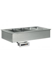 Afinox Soul Drop In Wet Heated Bains Marie Counter Top Unit