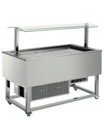 Afinox Essense Ral Special Refrigerated Blown Air Buffet Food Island