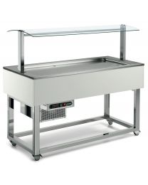 Afinox Essense Ral Special Buffet Static shallow well Refrigerated Food Island