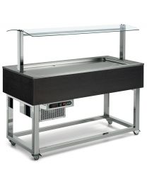 Afinox Essense Wenge Buffet Static shallow well Refrigerated Food Island