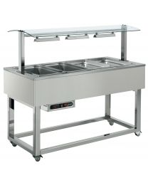 Afinox Essense RAL Special Dry Heated Food Island & Gantry