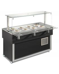 Afinox Tradition Wenge  Buffet Static shallow well Refrigerated Food Island