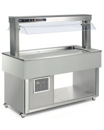 Afinox Tradition Ral Special Buffet Static shallow well Refrigerated Food Island