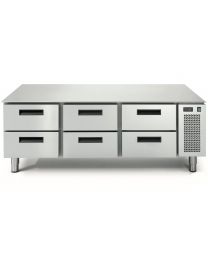 Eco Linear 6 Drawer Cooking Top Refrigeration - without worktop
