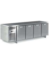 TRK 600 4 Door Refrigerated Gastrnorm Counter - with no worktop 810mm high
