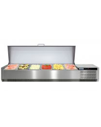 Afinox Eco Top Mounted Refrigerated Toppers - With Stainless Lid