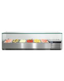 Afinox Eco Top Mounted Refrigerated Toppers - With Glass Cover